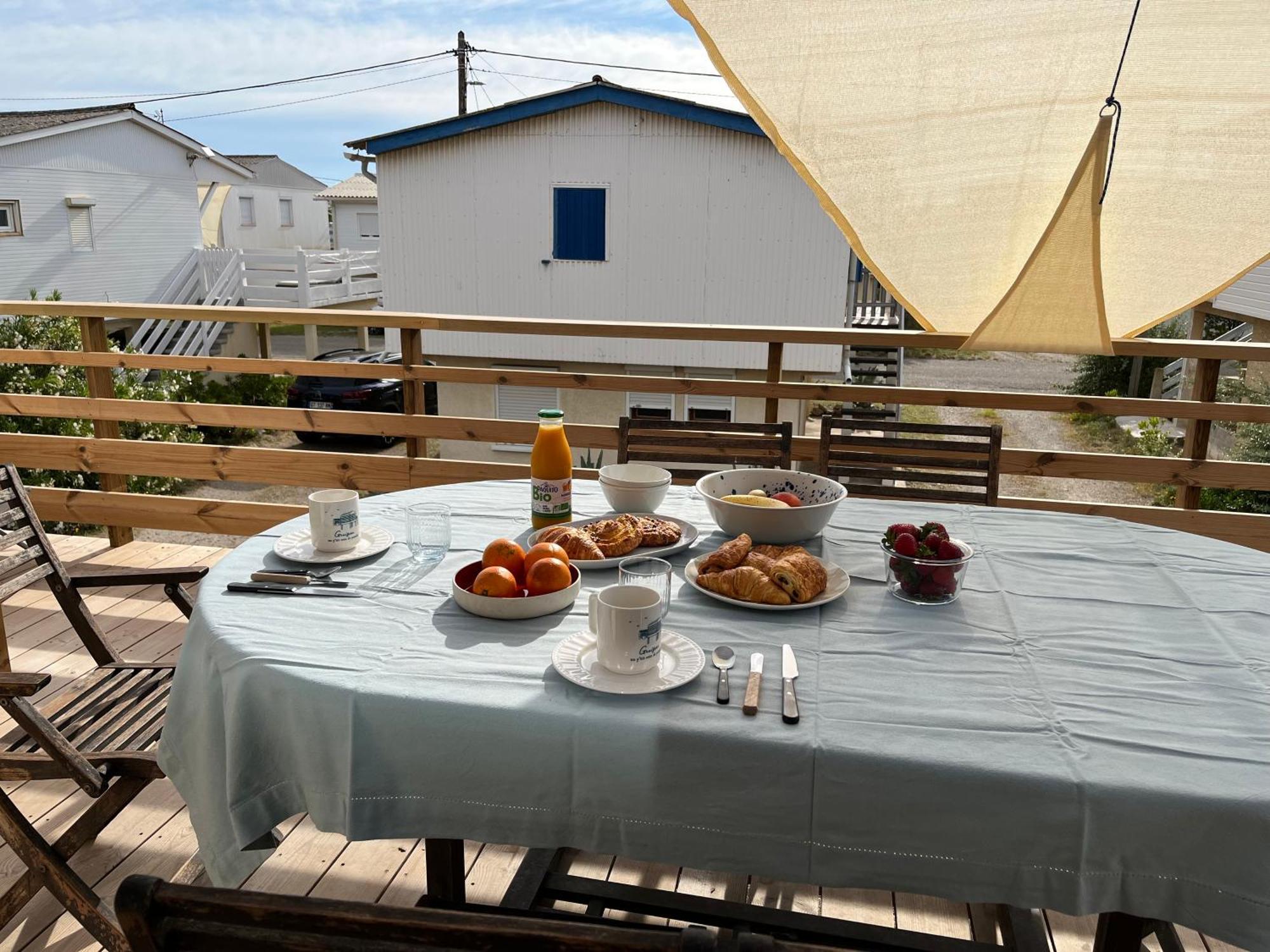 Maison Chalet 200 M De La Plage Climatisation Et Wifi Gruissan Extérieur photo