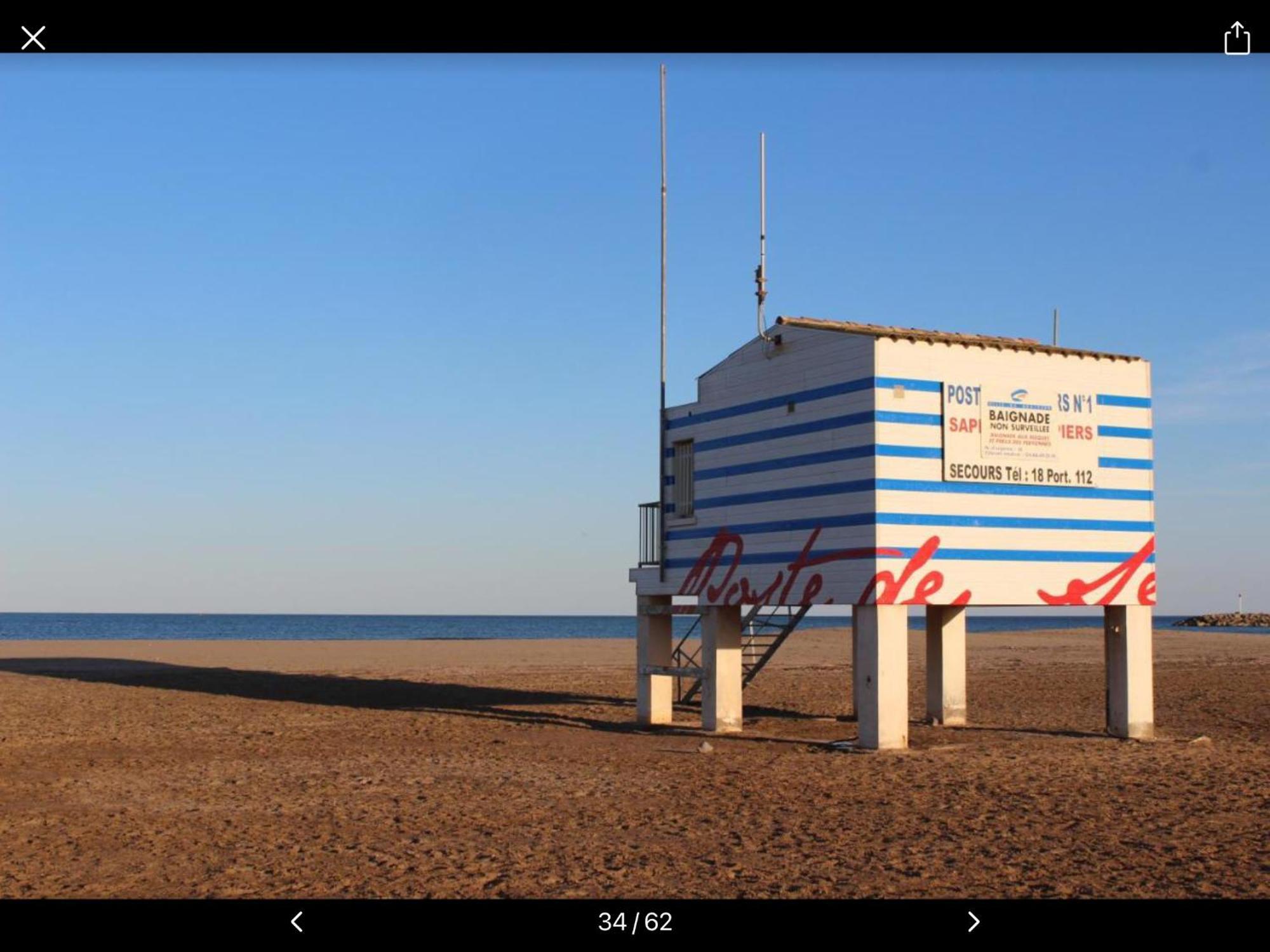 Maison Chalet 200 M De La Plage Climatisation Et Wifi Gruissan Extérieur photo
